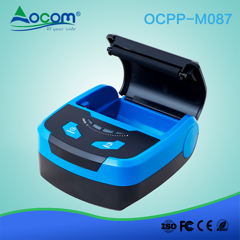 (OCPP-M087)3 inch android POS mini portable bluetooth thermal printer price