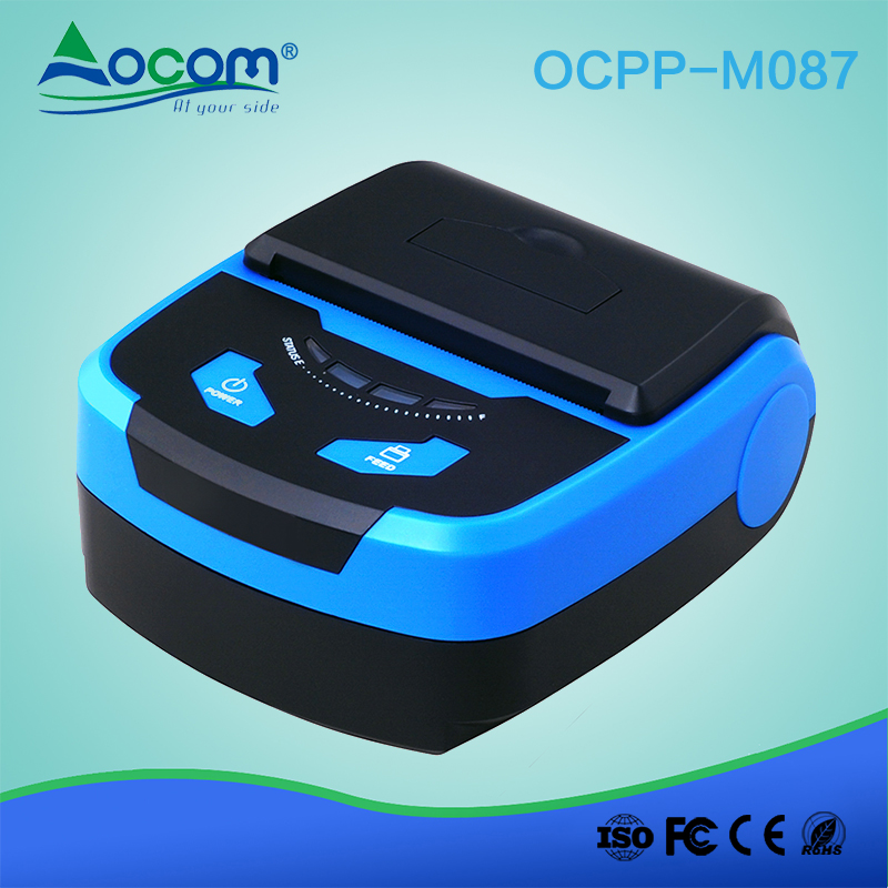 (OCPP -M087) الموديل الجديد! 80 ملليمتر المحمولة البسيطة بلوتوث استلام الطابعة الحرارية