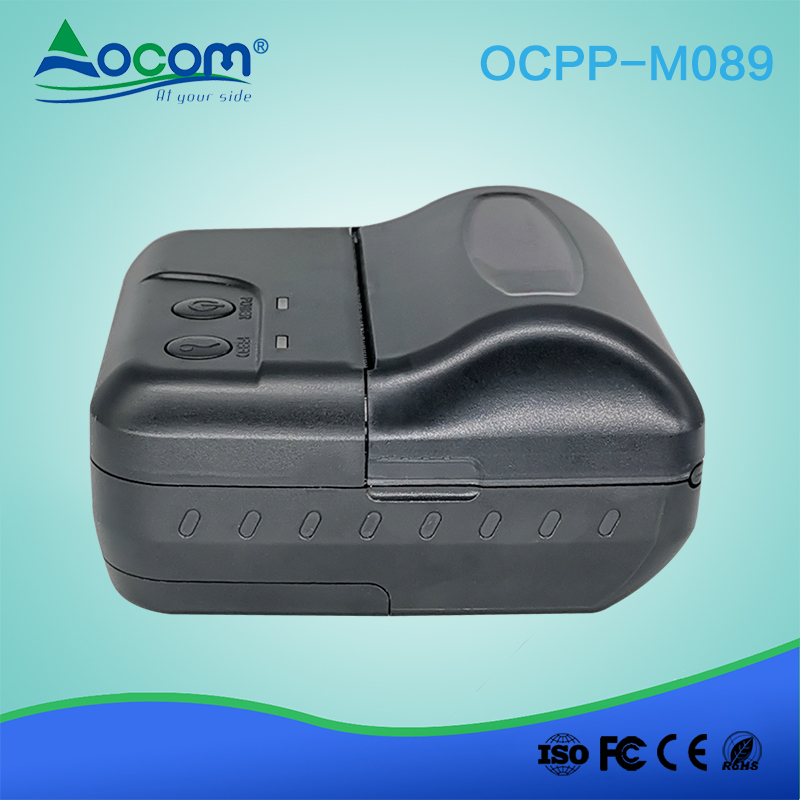 (OCPP - M089) Mini przenośna termiczna drukarka pokwitowań 80 mm Bluetooth