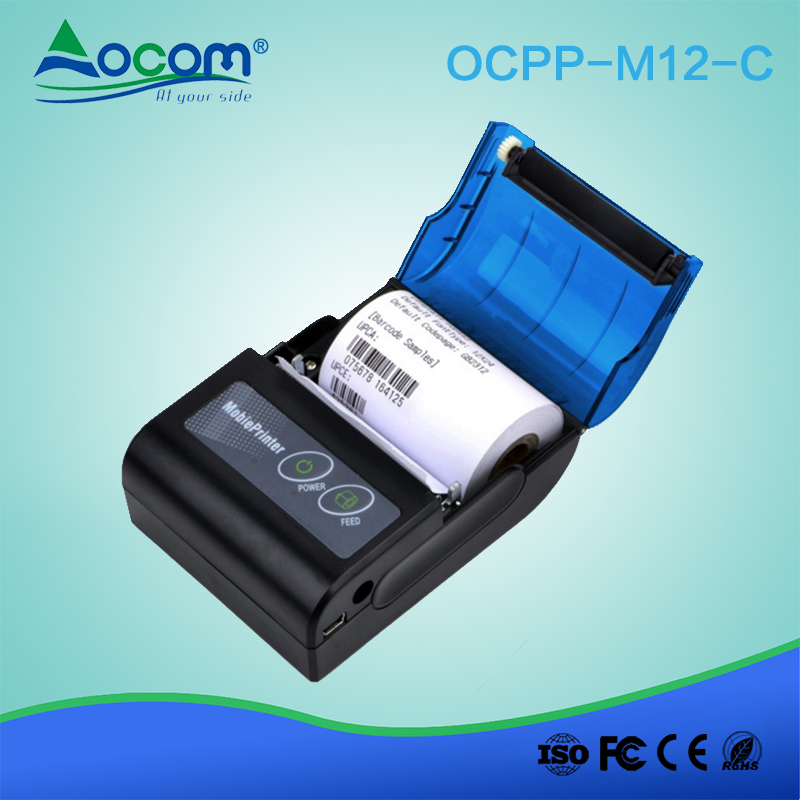 (OCPP-M12-C) Mini Portable 80mm Bluetooth Thermal Printer