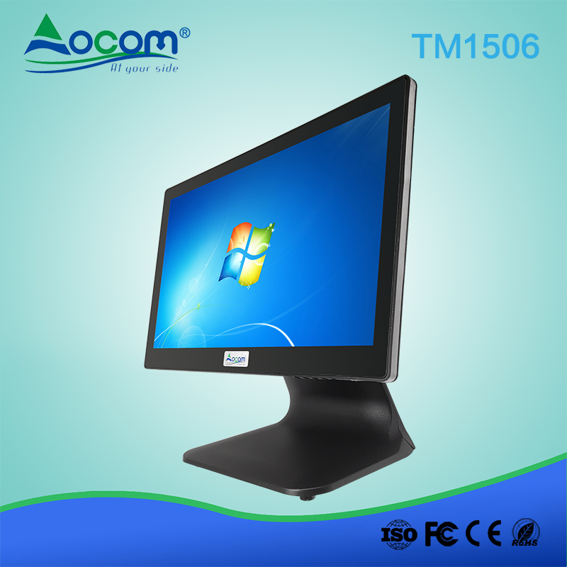 OCTM-1506 15 pulgadas LED LCD capacitiva pantalla táctil Monitor POS