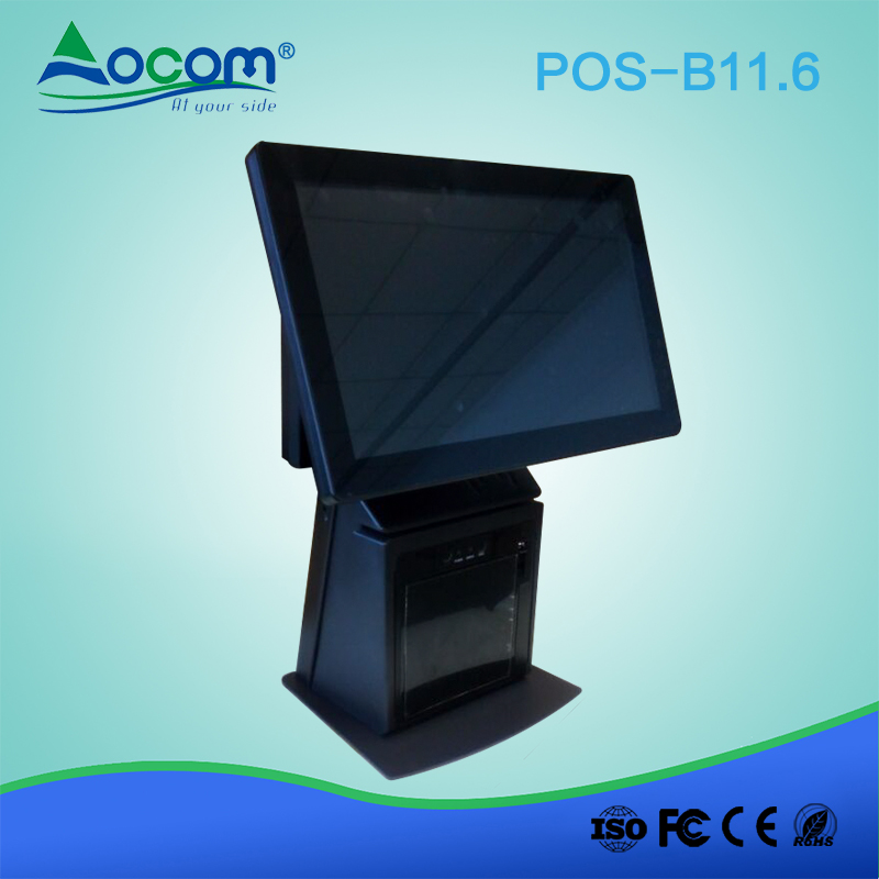 (POS -B11.6) Écran tactile capacitif Andorid / Windows de 11,6 pouces Terminal POS tout-en-un