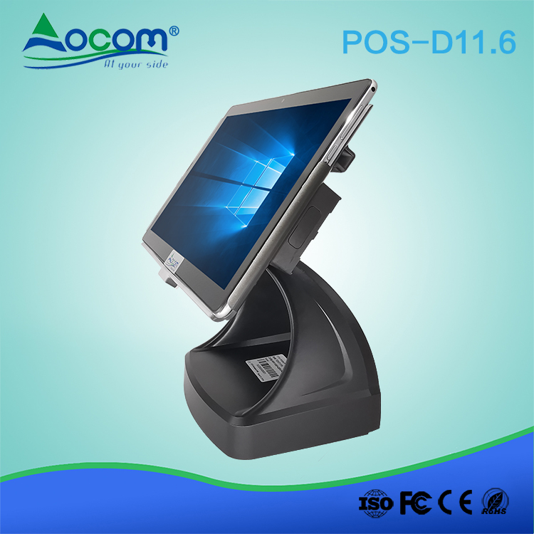 (POS -D11.6) 11.6-inch Android POS tablet with multifunction support and printer