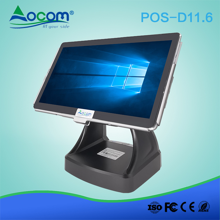 (POS-D11.6-W/A) 11.6 inch Windows or Android Tablet POS With Printer Stand