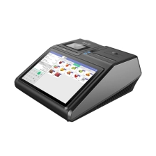 China (POS-M101-A) 10.1 Inch Android 7.1 touchscreen POS-terminal met 80 mm printer, LCD-scherm MSR RFID 2D-scanner Batterijopties fabrikant