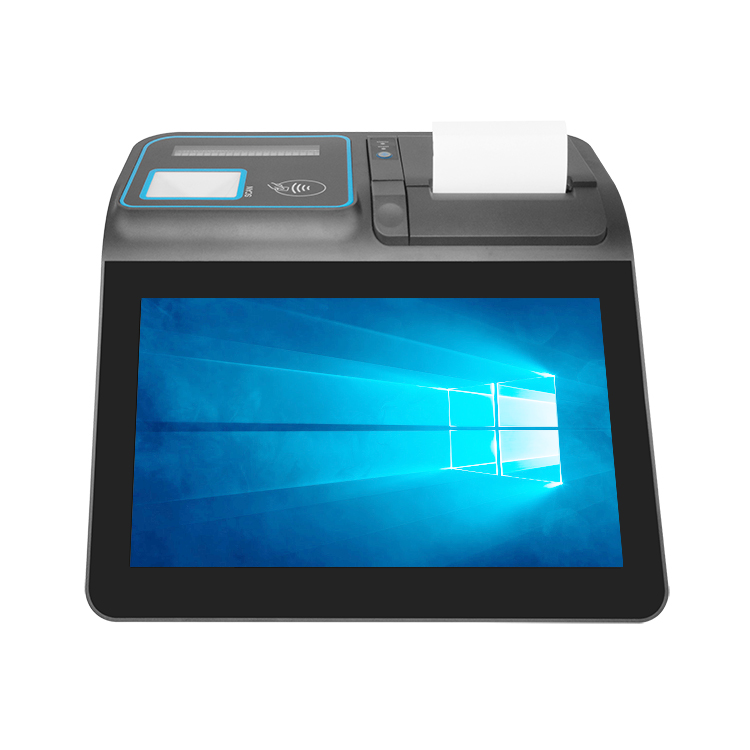 (POS-M1106-W) 11.6 Inch Windows Touch Screen POS System with Printer, Scanner, Display, RFID and MSR