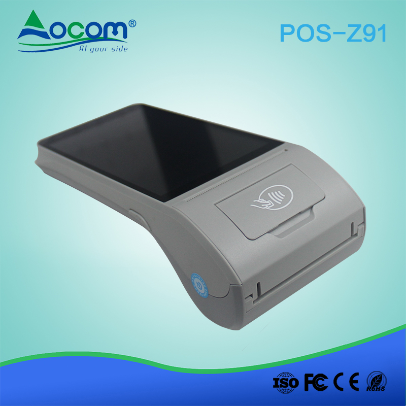 (POS-Z91-Q) 5.5 inches Handheld Android 5.1 POS Terminal with 58mm thermal printer