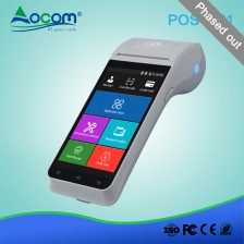 China (POS -Z91-Q) 5,5 inch handheld Android 5.1 POS-terminal met 58 mm thermische printer fabrikant