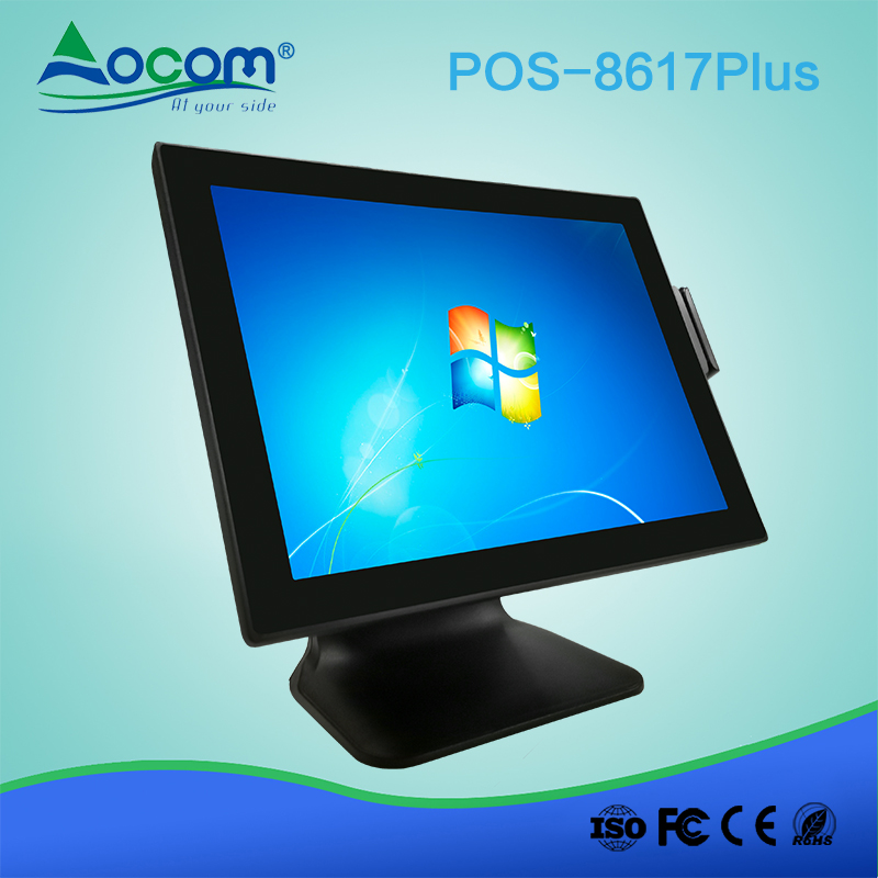 (POS 8617plus) سوبر ماركت شاشة تعمل باللمس كاملة نظام POS الكل في واحد