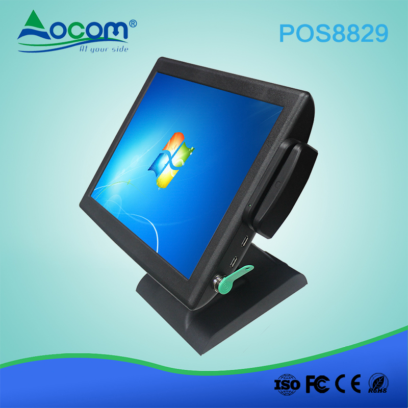 (POS8829T) LED/LCD Display Electronic Wholesale Cash Register POS Machine