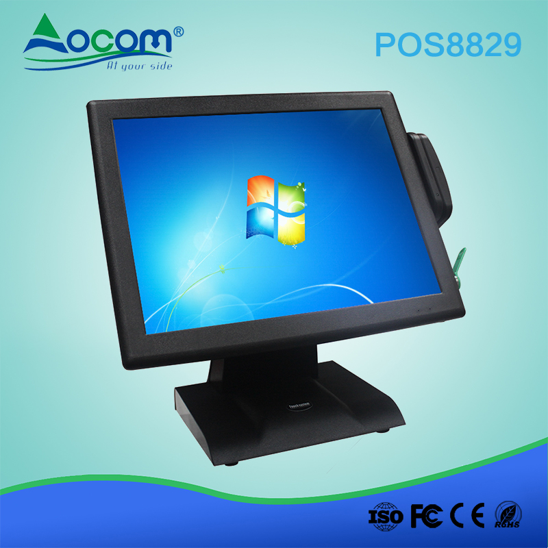 (POS8829T)  i-Button Support Commercial All-in-one Touch Screen POS System