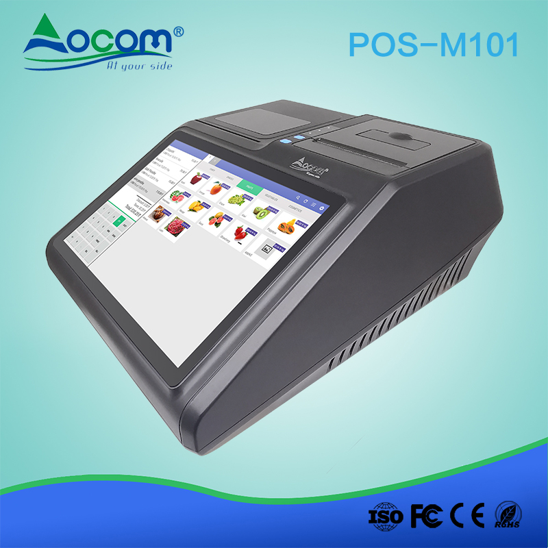 10.1 inch Windows Smart cashdraw pos system terminal with capacitive touch screen