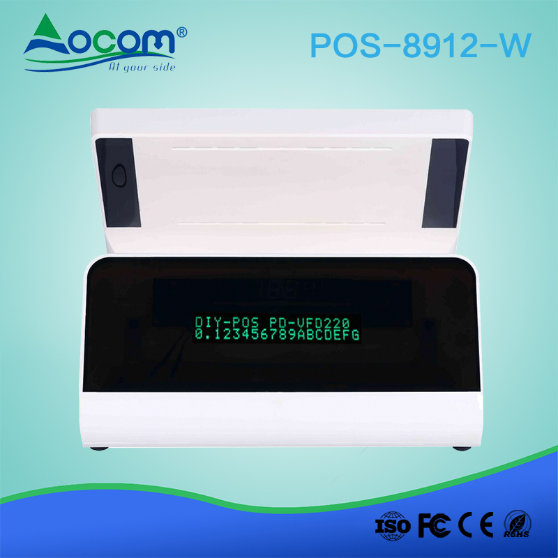 POS-8912 12" touch screen China restaurant Windows android electronic cash register machine