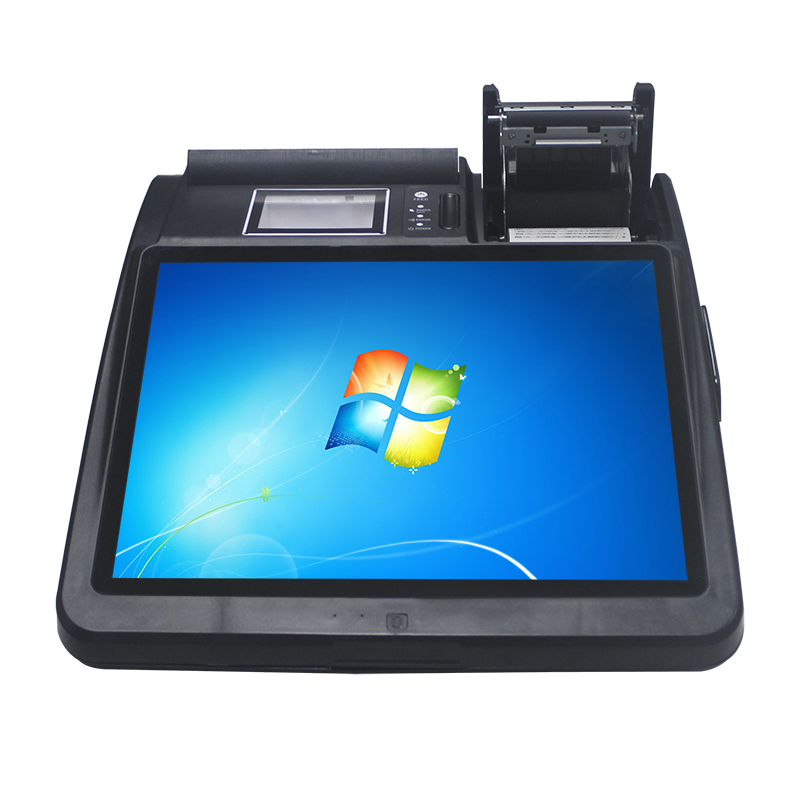 14.1 inches All-in-one touch pos machine with built-in printer