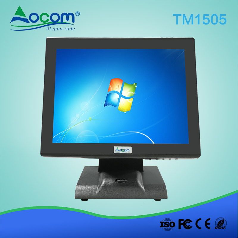 USB 15 Inch POS Capacitive Touch Screen Monitor