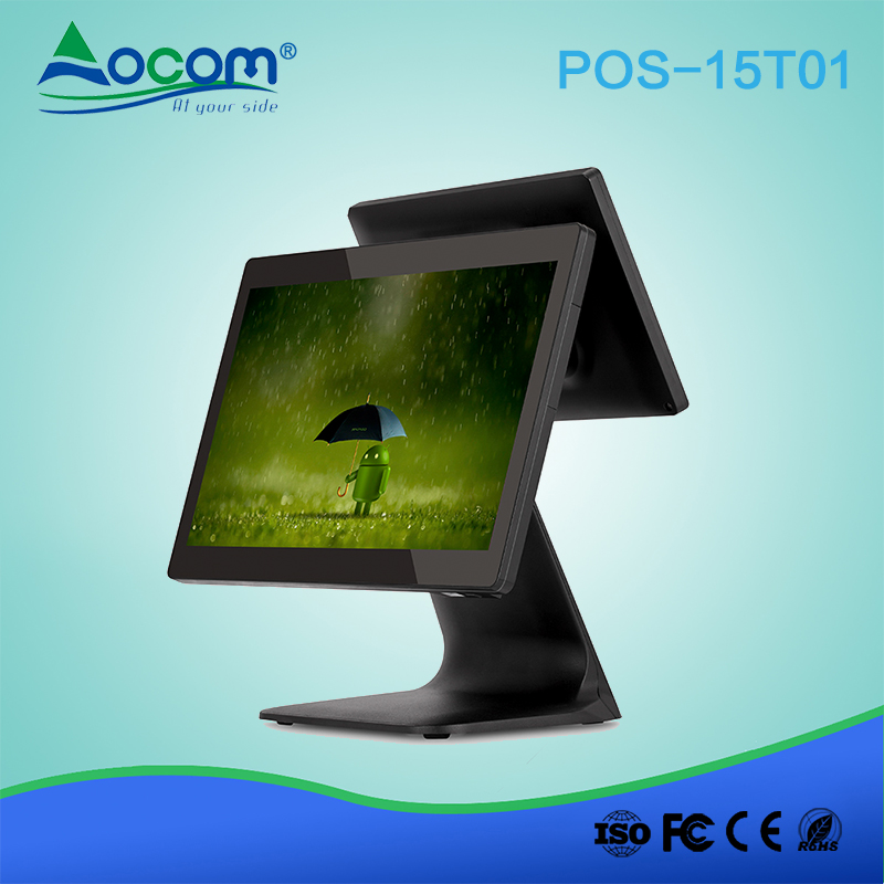 15 Inch Ten Point Capacitive Touch Screen Desktop All In One Android Pos