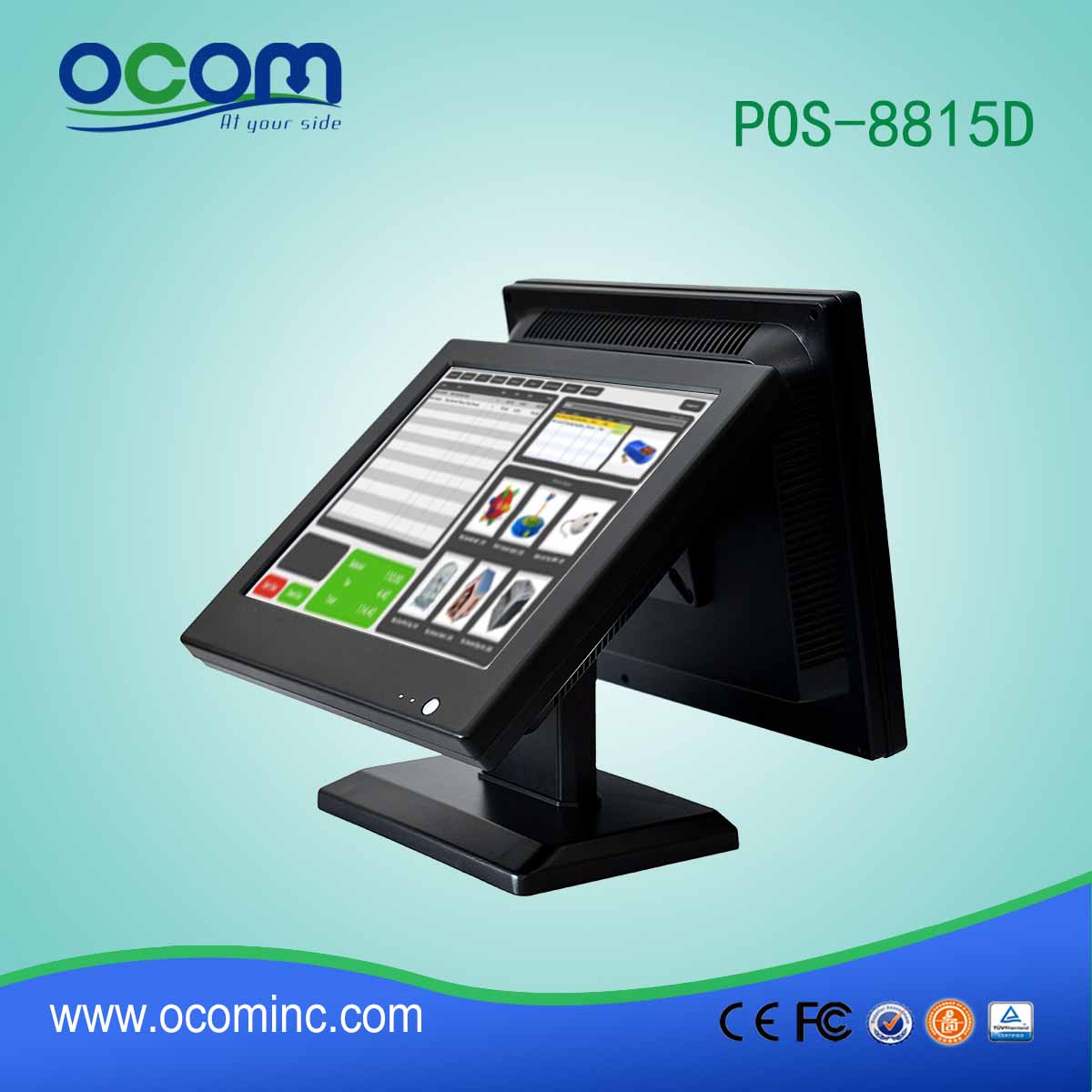 15 inch all in one Touch screen POS machine voor POS-systeem (POS8815D)