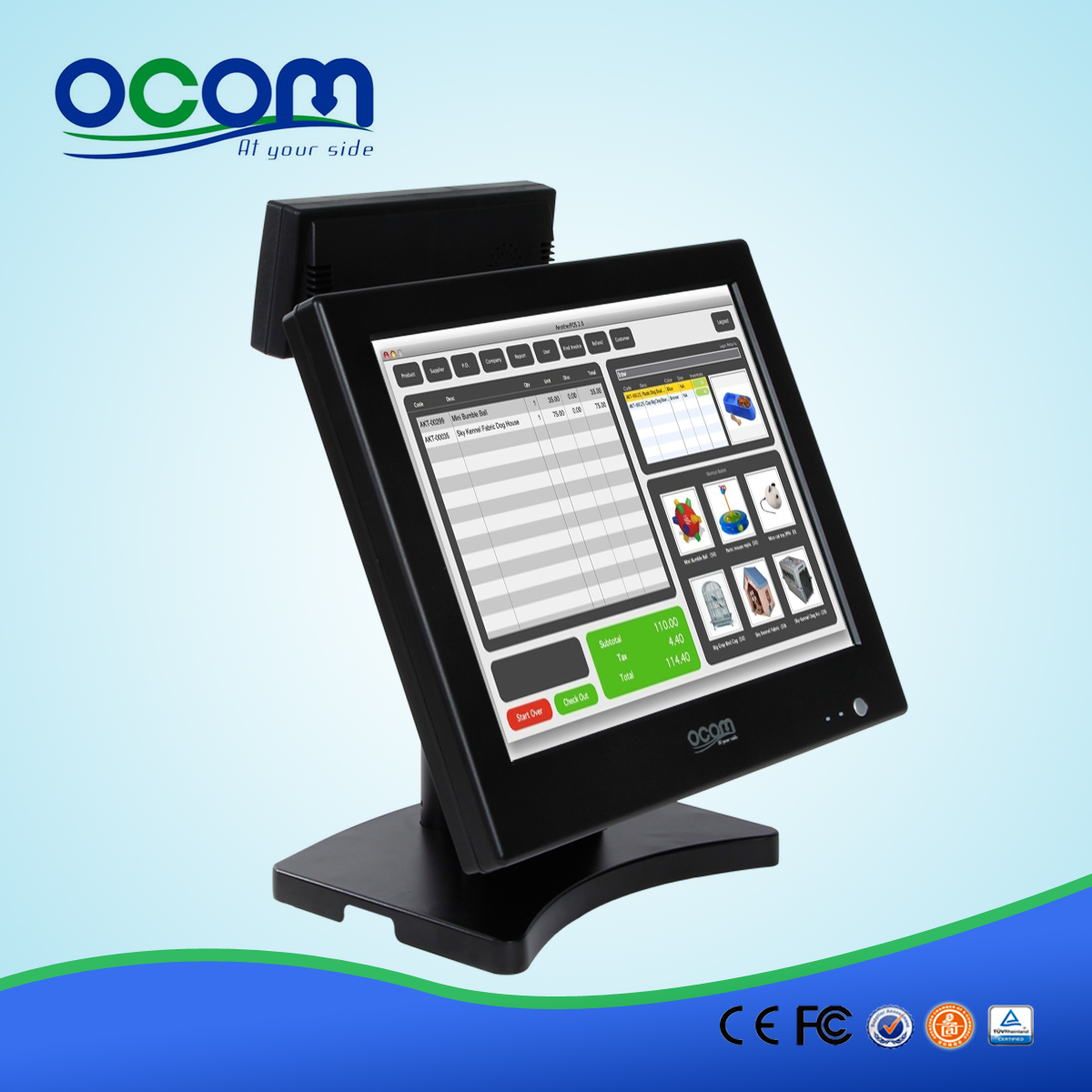 15 inch all in one pc pos machine met Touch Screen (POS8815A)