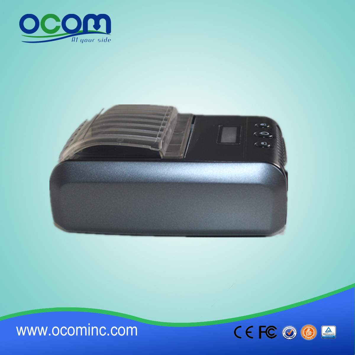 2015 più nuovo bluetooth portatile termica per etichette stampante OCBP-M58