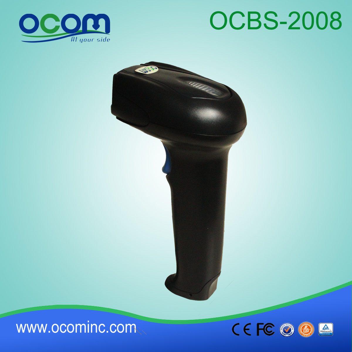 OCBs del 2008 Supermercato 2D QR Code Handheld Barcode Scanner