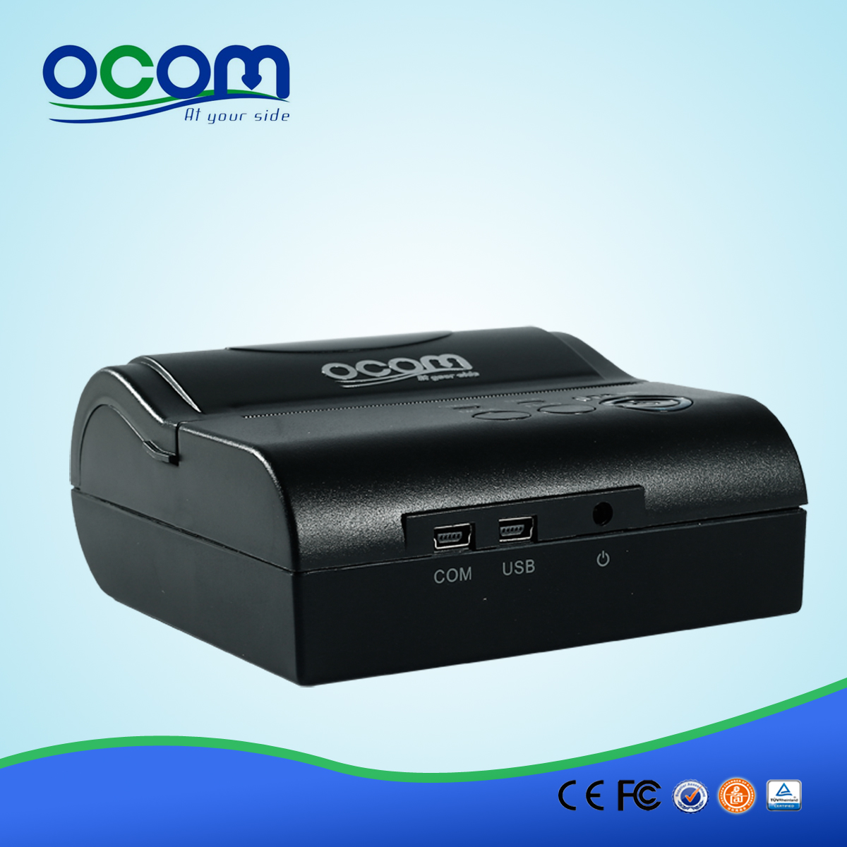 OCPP -M082 أندرويد IOS بلوتوث 80mm مصغرة pos الطابعة الحرارية المحمولة