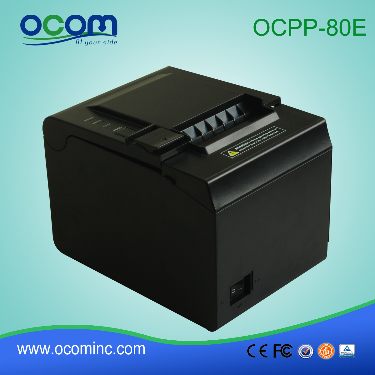 3 calowy POS termiczna drukarka pokwitowań z auto-tnącej OCPP-80E