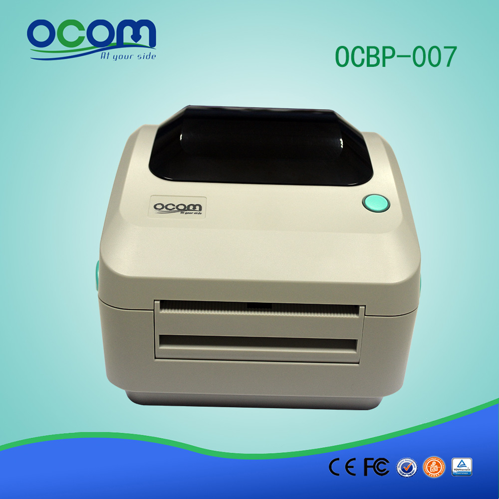 μηχανή αυτοκόλλητο θερμικό εκτυπωτή 4 ιντσών με χειροκίνητη κόφτη (OCBP-007)