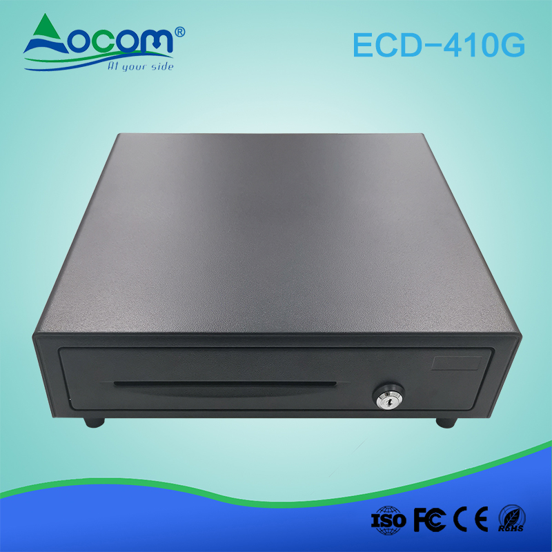 410mm width electronic metal pos cash drawer box