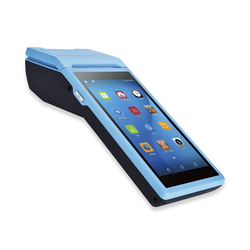 Terminale palmare Android 3 / 4G POS da 5,5 "con stampante termica da 58 mm