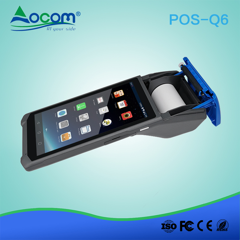5.99 Inch WIFI Android POS Terminal System Payment Terminal With Thermal Printer