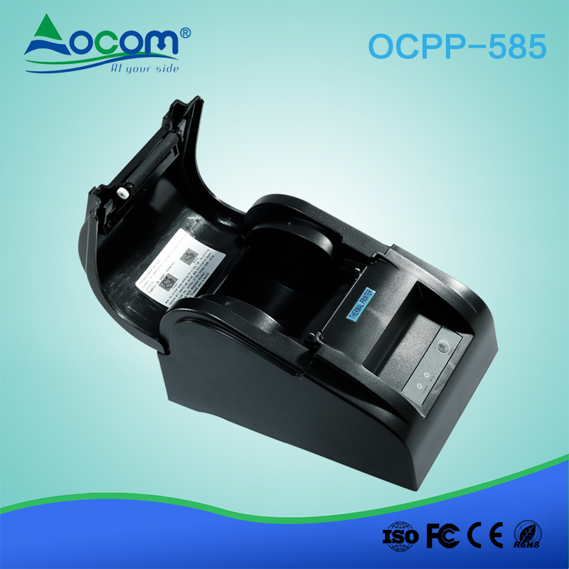 58mm Manual Cutter Bluetooth Thermal Receipt Printer With Bult-in Power Adaptor