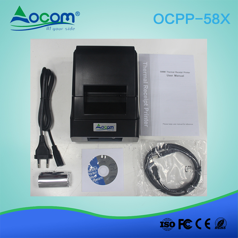 58mm small usb wireless Bluetooth thermal receipt pos printer price