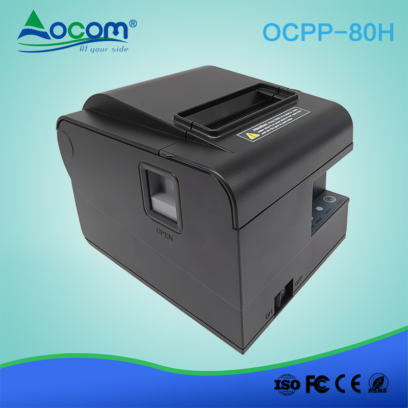 80MM印刷机械POS带自动切纸器的热敏收据打印机（型号：OCPP -80H）