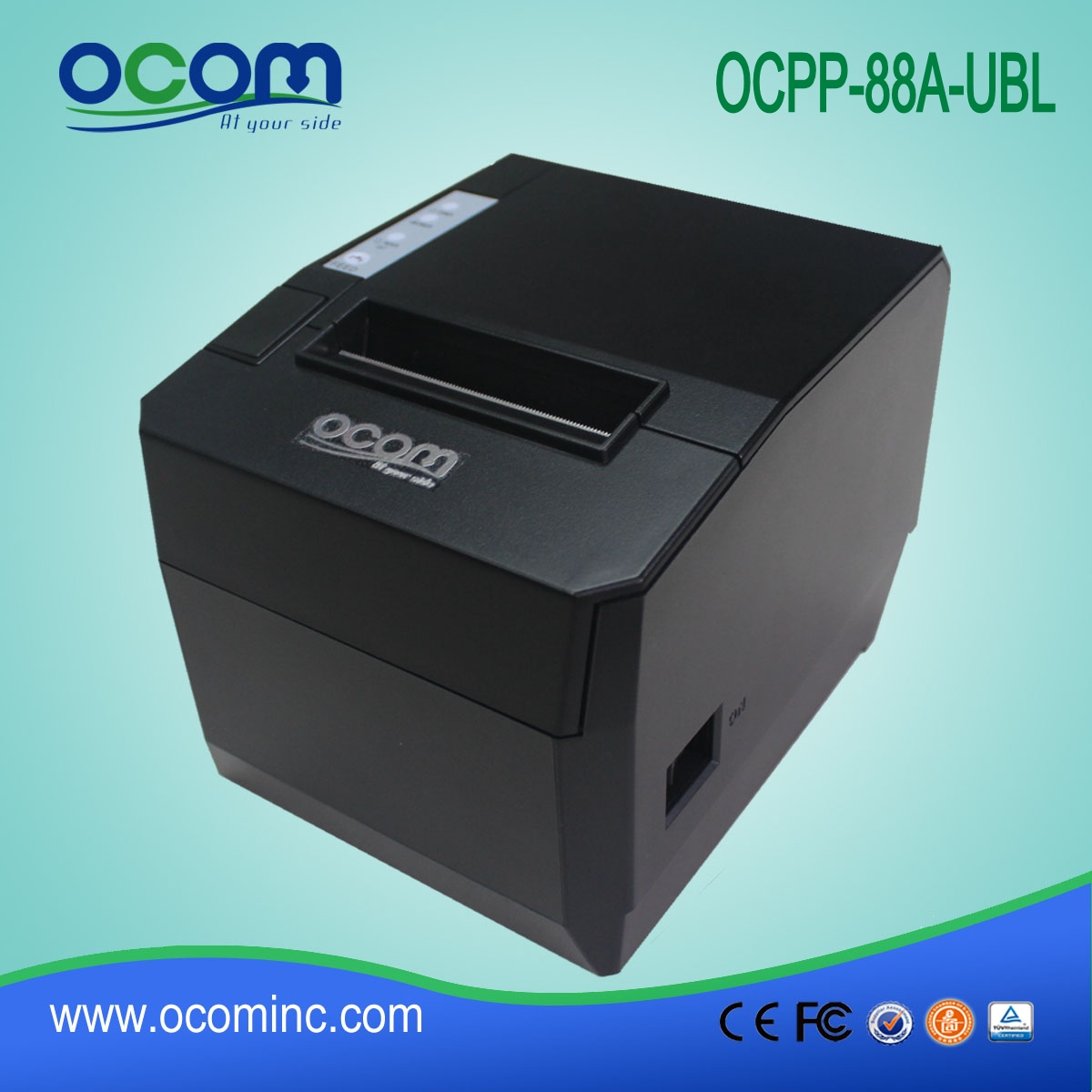 80mm Fast and Clear Printing and Paper Cutting Thermal Printer for Computers