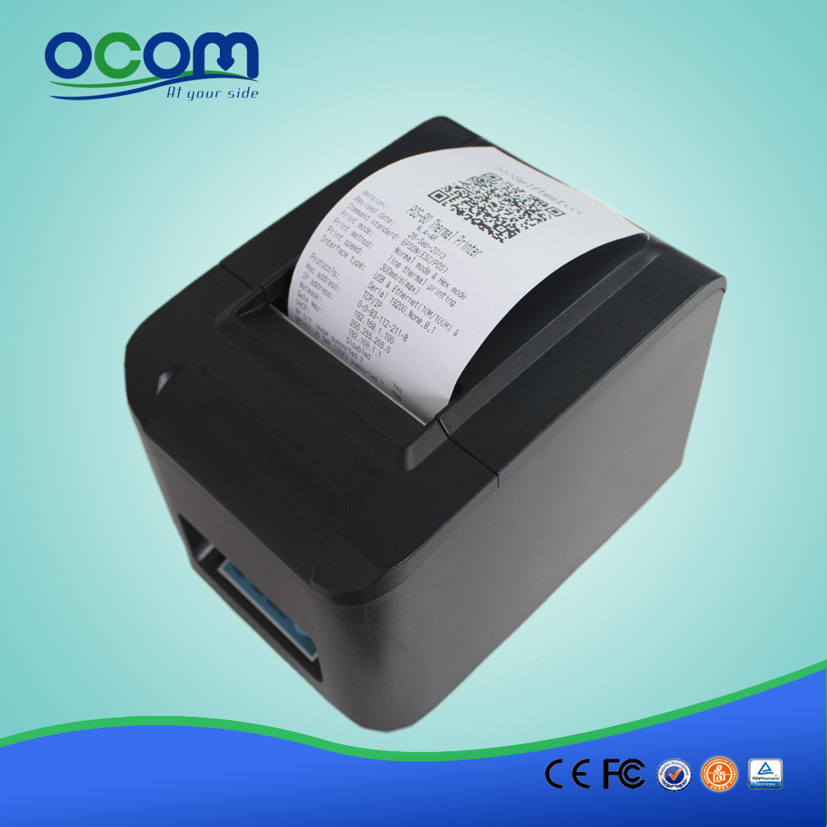 80 milímetros de alta velocidade Wi-Fi POS recibo impressora OCPP-808-W