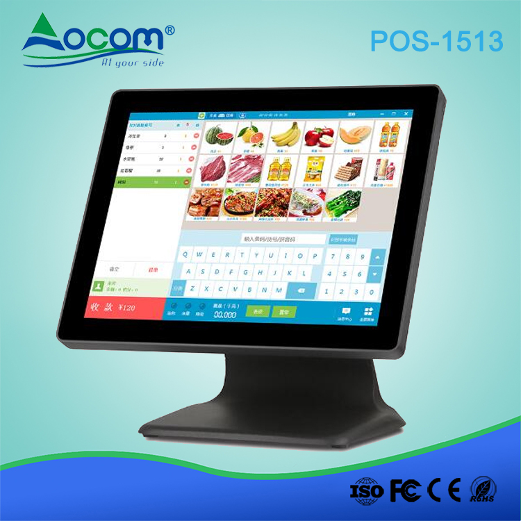 Todo en un POS Systems Restaurant Minor Minor Billing Impresora Touch Windows Android Pos cajero Máquina de cajero POS Terminal Cash Register