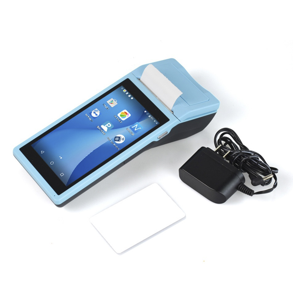Android 6.0 POS Terminal Handheld with Thermal Receipt Printer Support 3G/NFC/GPS/WIFI