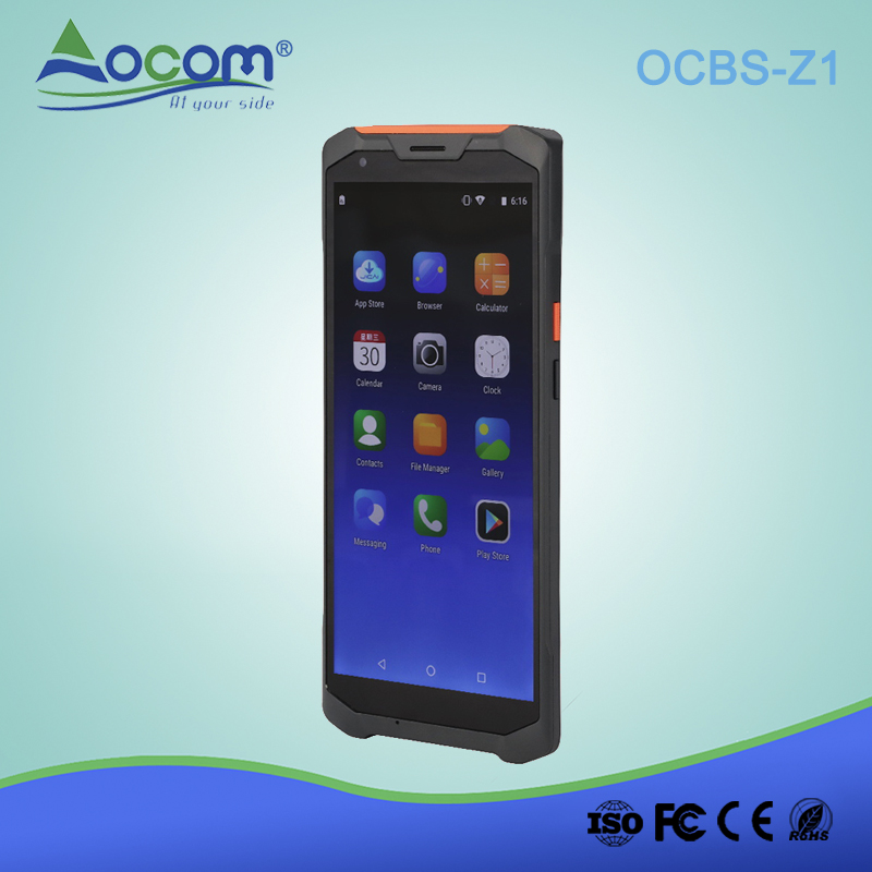 Android handheld 2d qr code scanner logistics pda support 4G Communication