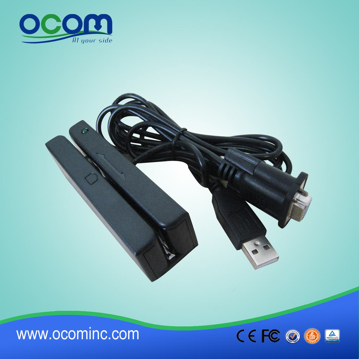 CR1300 Compact Magnetic Stripe Card Reader USB Serial PS2 TTL UART Option