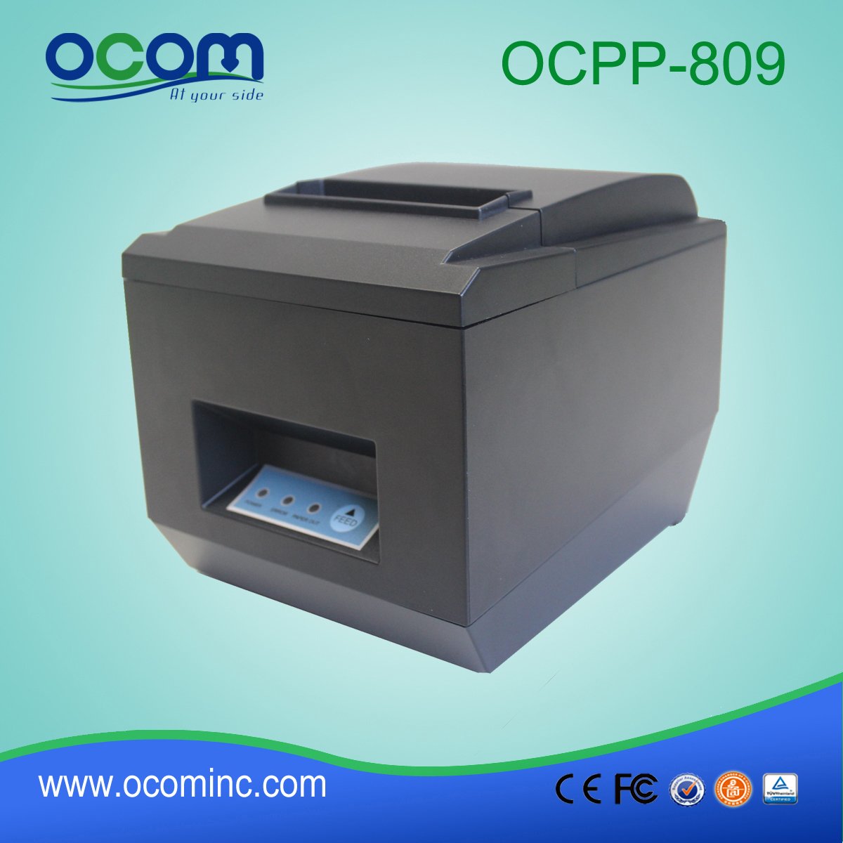 Φτηνές 80 χιλιοστά Pos θερμικό εκτυπωτή με αυτόματο κόφτη (OCPP-809)