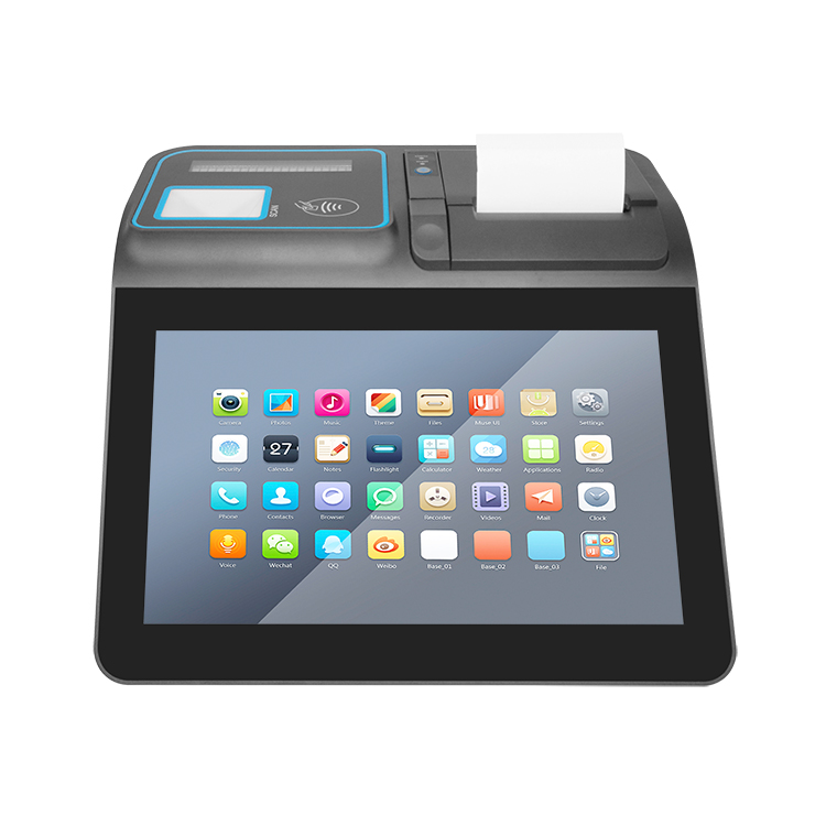 低价零售POS机11.6英寸触摸屏POS系统，带打印机