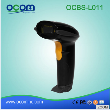 Дешевые ручной лазерный USB сканер штрих-кода и сканер штрих-кодов (OCBs-L011)