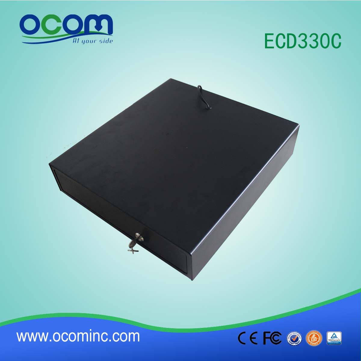 El cajón de metal pequeño más económico ECD330C 4 cuentagotas ajustables y 8 portamonedas