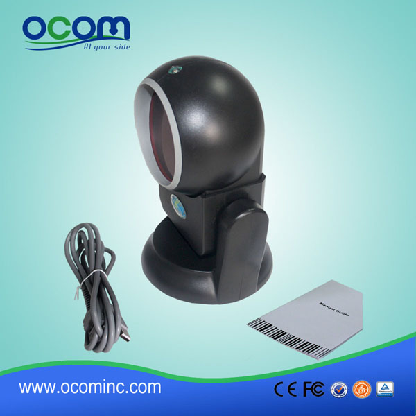 China Factory New Small Fixed Omni-directionele Laser Barcode Scanner