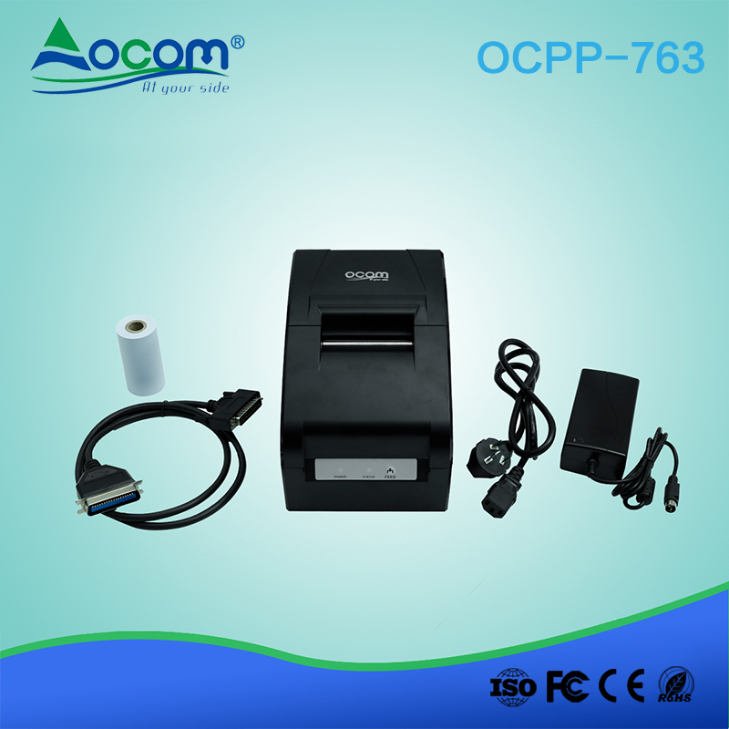 China Factory Price 76mm Impact Dot Matrix Recepit Printer with Auto-cutter