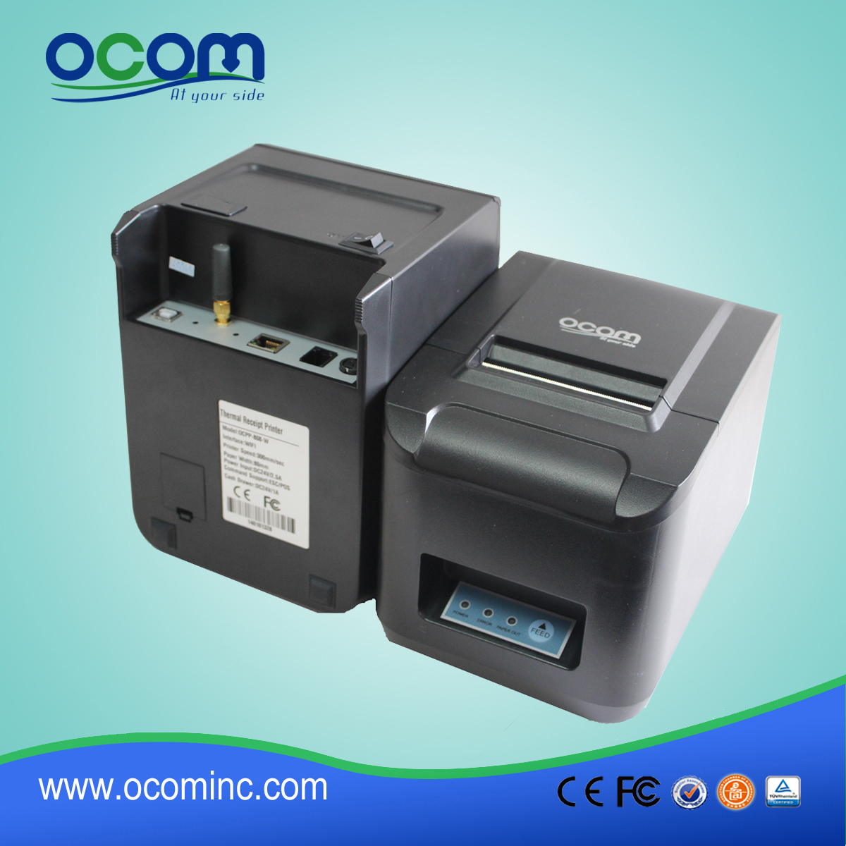 中国WIFI热敏打印机安卓支持工厂价格OCPP-808-W