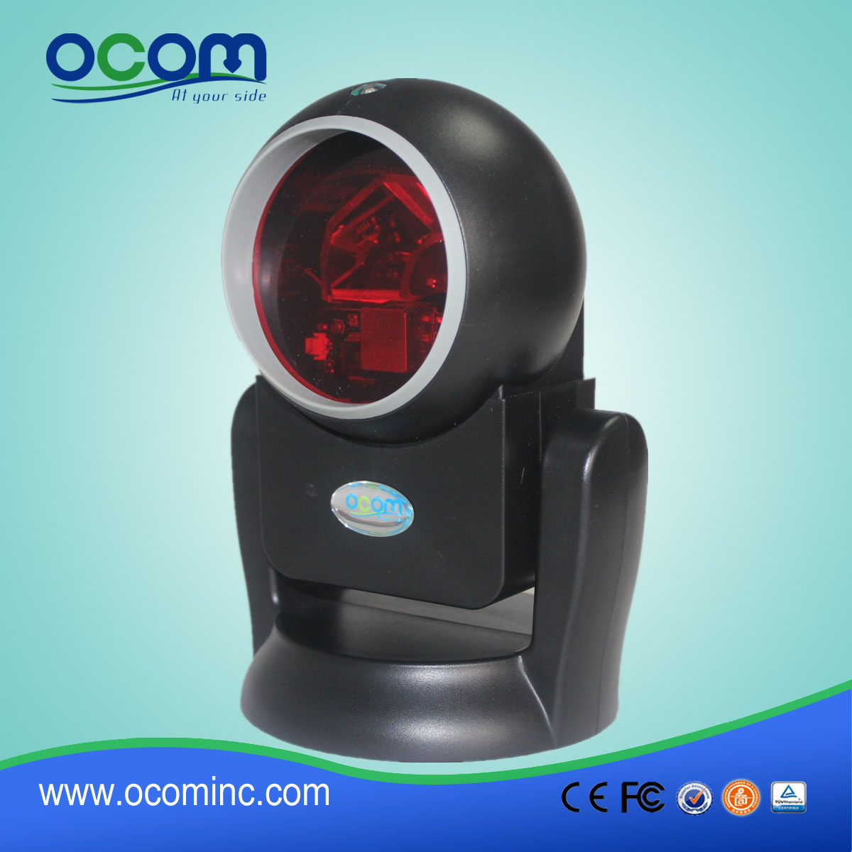 China maakte desktop Omni-directionele laser barcode scanner-OCBS-T007