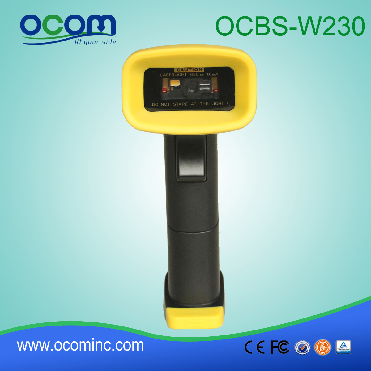 Cina android barcode scanner palmare 433MHz wireless