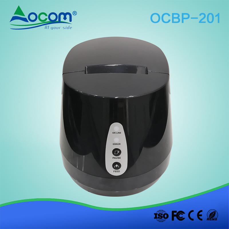 Imprimante d'étiquettes thermique à injection directe de 2 pouces au design élégant et compact OCBP-201