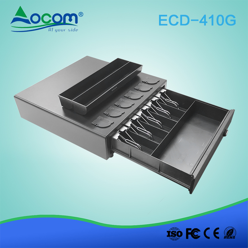 ECD-410G Extraíble 5B8C 410 elegante cajón de efectivo electrónico pos de metal